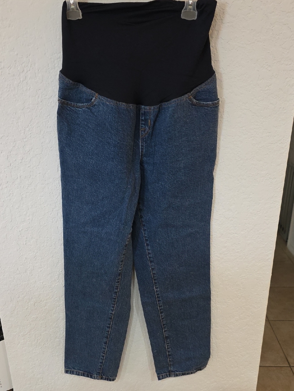Isabel Maternity High-Waist Indigo Denim Jeans Size 10
